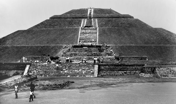 Pyramid of the Sun, Teotihuacan, 1976